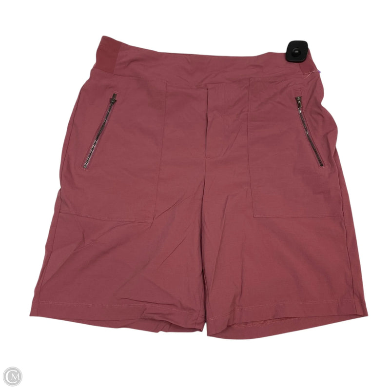 Athletic Shorts By Athleta In Pink, Size: L