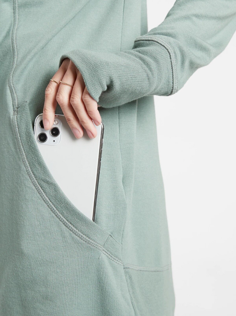 Athleta Minimalistic Grey Nirvana Pranayama Wrap Cardigan