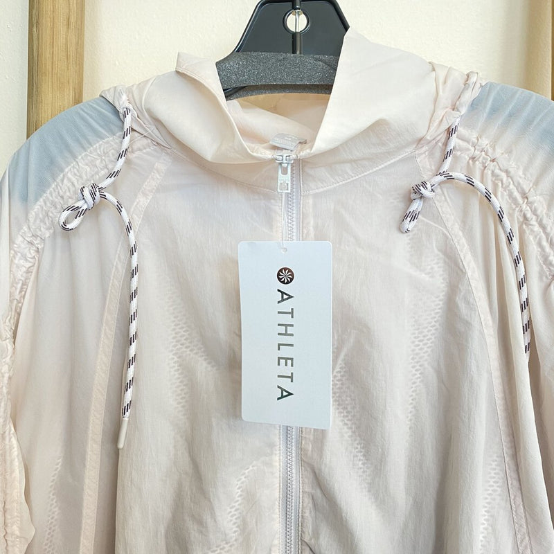 women Athleta NWT Athleta Canopy Parachute Jacket M Pink Jacket M