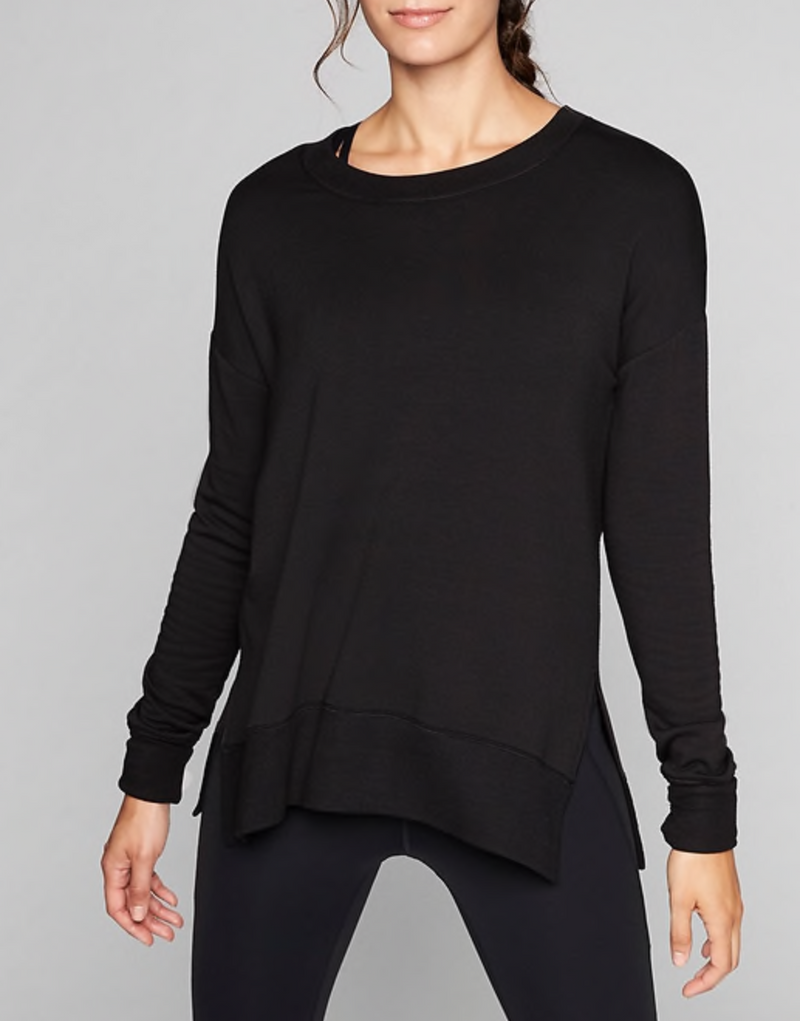 Athleta Black Soft Coaster Luxe Sweatshirt
