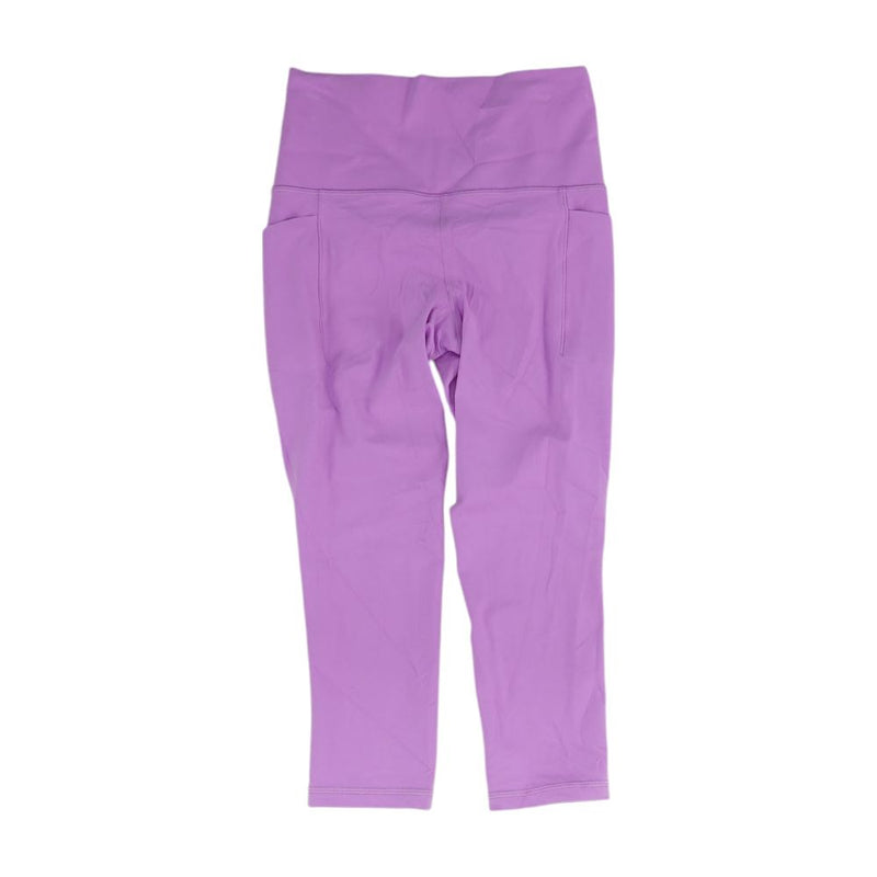 Purple Solid Leggings