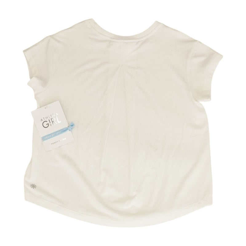 White Solid Active T-Shirt