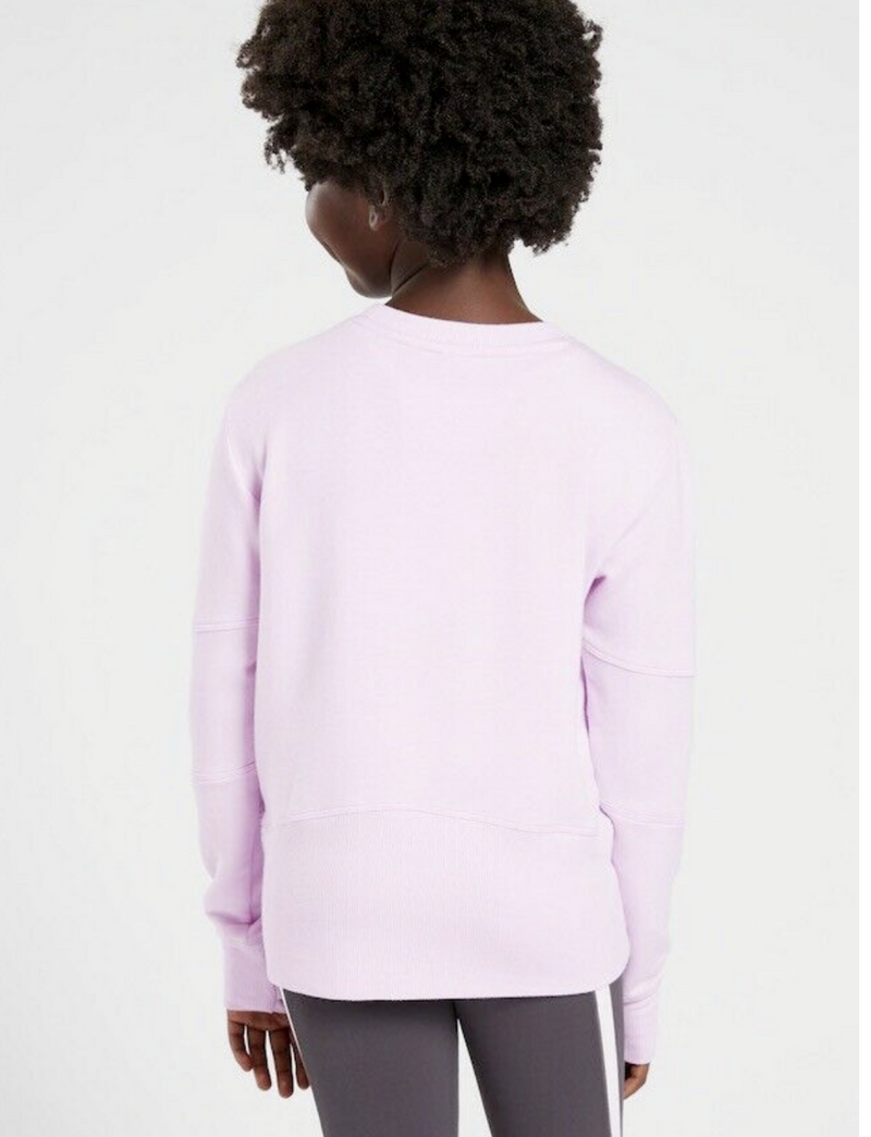 Athleta Girl So Gifted Lilac Sweatshirt with Front Pocket