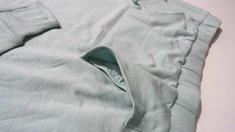 Athleta Girl Minimalistic Grey Sweatshirt Kangaroo Pocket