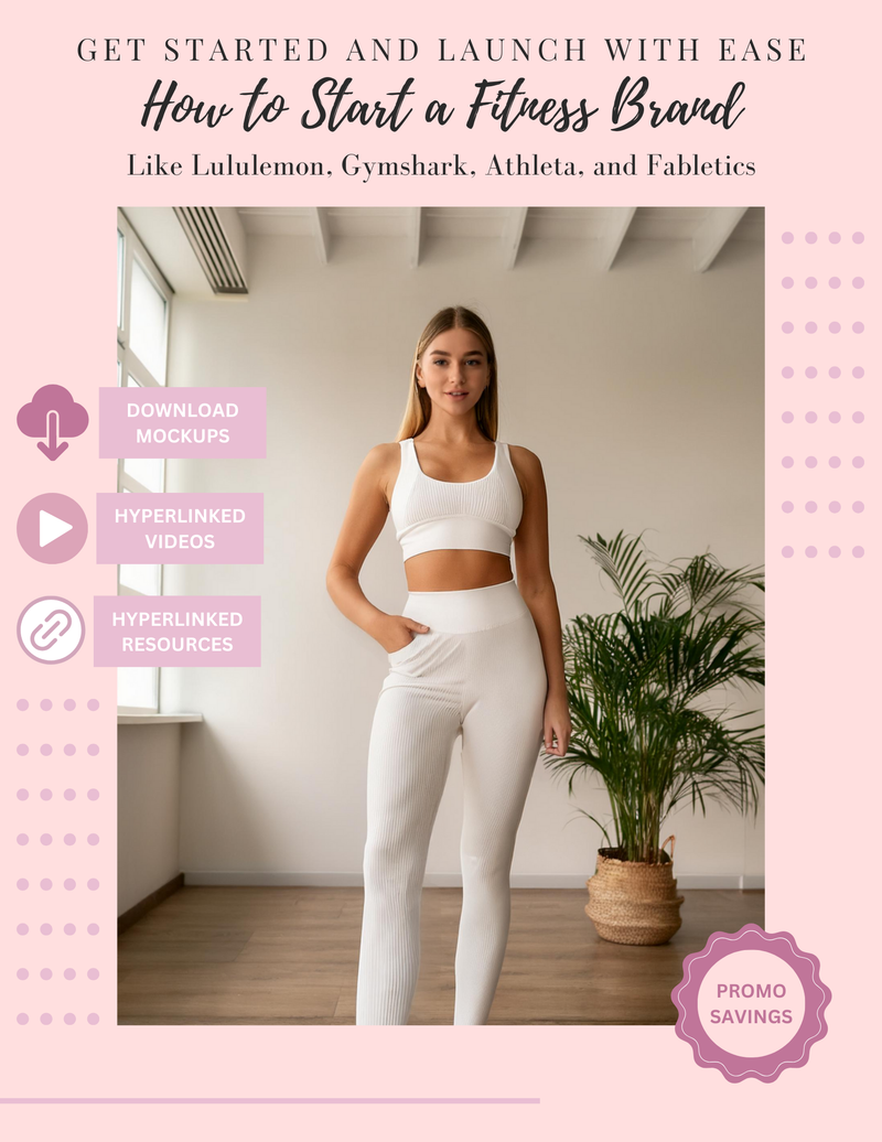 How to Start a Fitness Brand Guidebook Beginner-Friendly Design Leggins Sports Bras Athleisure