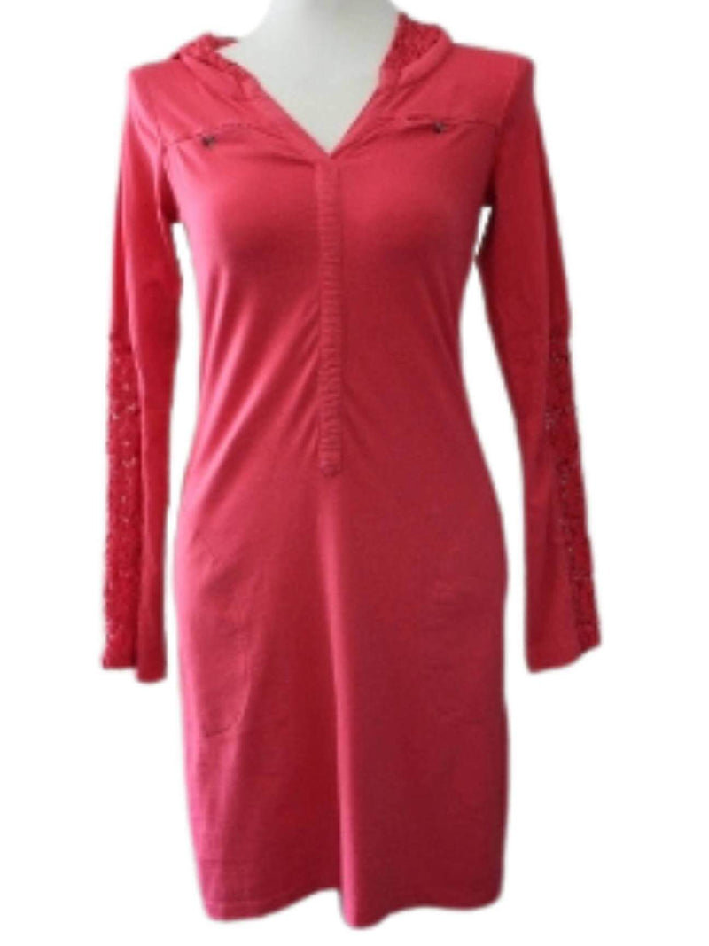 Light Spring Watermelon Hooded Crochet Dress