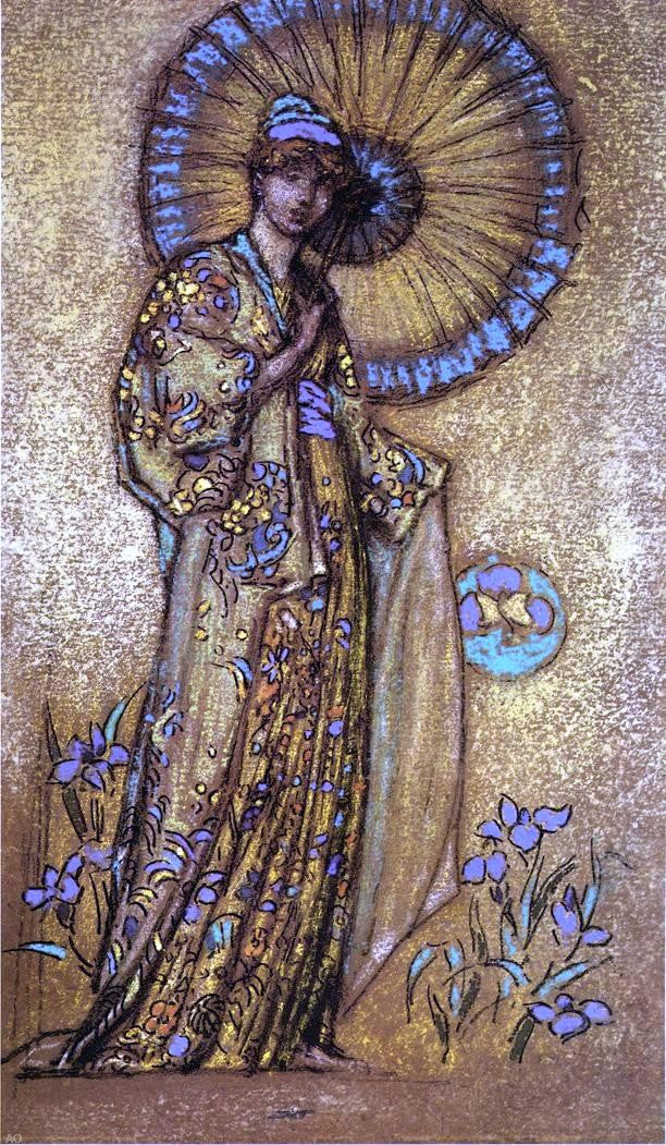 Design for a Mosaic by James McNeill Whistler - Hand Painted Oil Painting
