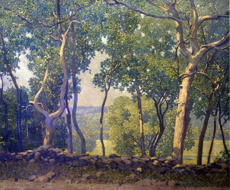 Roadwide by Robert Spencer - Hand Painted Oil Painting