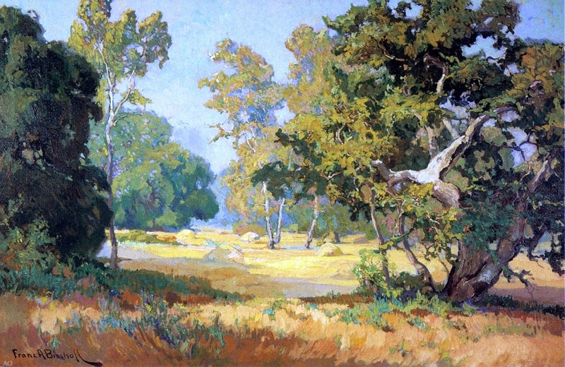 Summer Days, California Woodlands by Franz Bischoff - Hand Painted Oil Painting