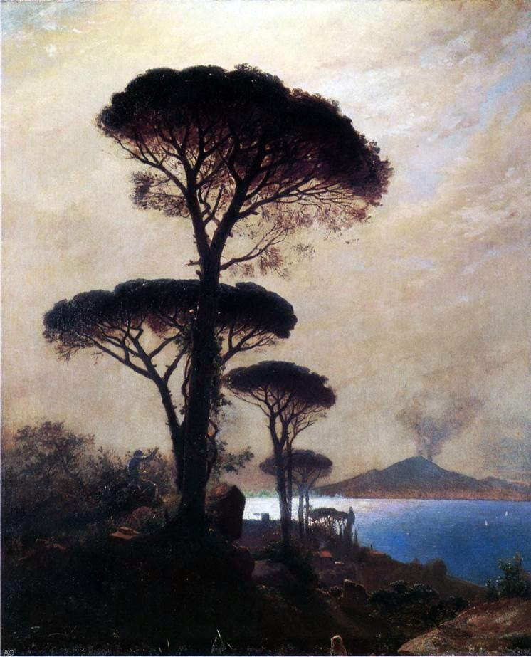 The Bay of Naples by William Stanley Haseltine - Hand Painted Oil Painting