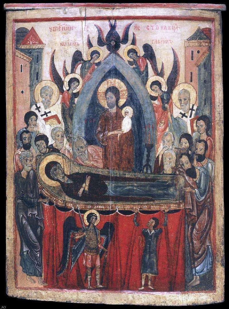 The Dormition of the Mother of God by Unknown Painters Masters - Hand Painted Oil Painting