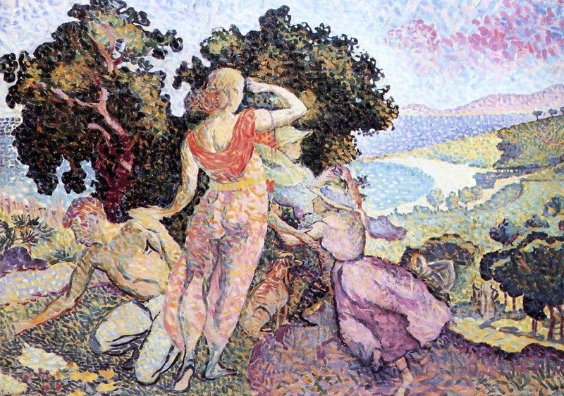 Study for 'Excuirsion' by Henri Edmond Cross - Hand Painted Oil Painting