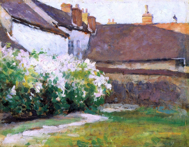 Afternoon Shadows, Grez, France by Robert Vonnoh - Hand Painted Oil Painting