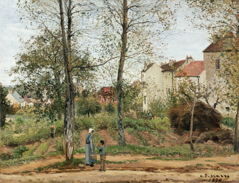 Charming Rural Village Life Oil Paintings – Serene Pastoral Artistry