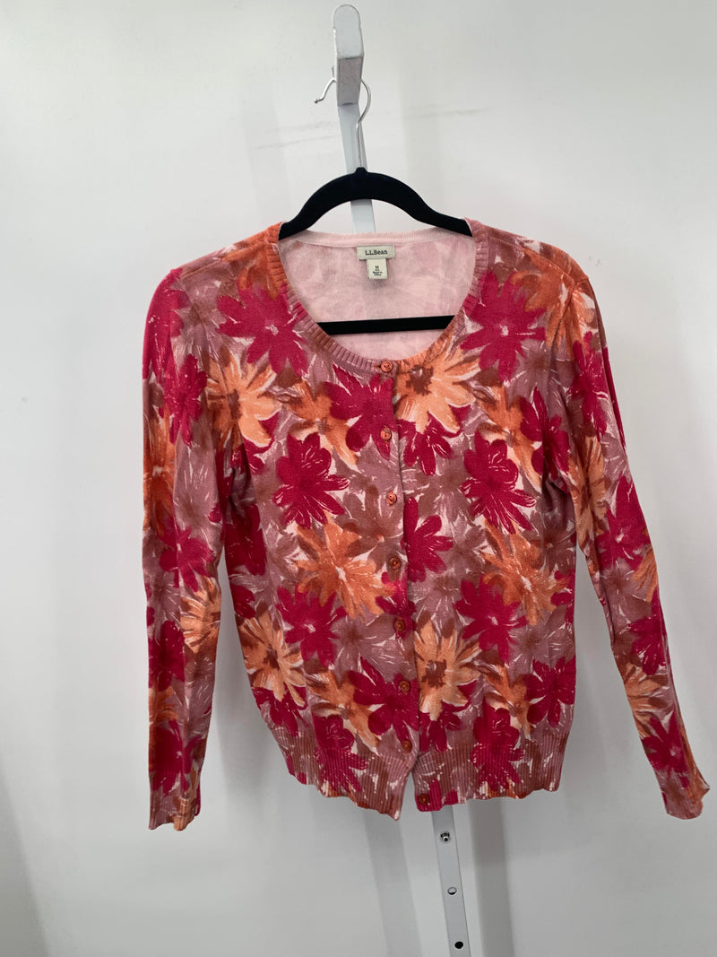 LL Bean Size Medium Misses Long Slv Sweater