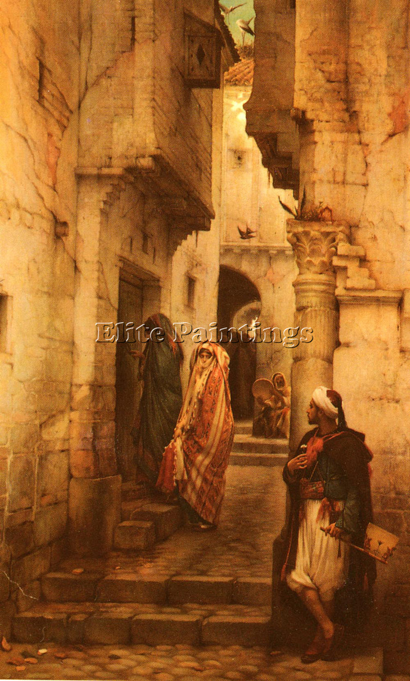 FRENCH LEBRUN GUILLAUME CHARLES THE LOVE TOKEN ARTIST PAINTING REPRODUCTION OIL