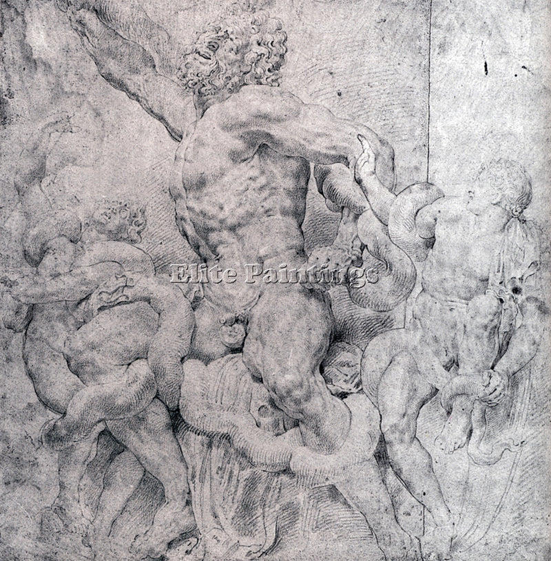 PETER PAUL RUBENS LAOCOON AND HIS SONS ARTIST PAINTING REPRODUCTION HANDMADE OIL