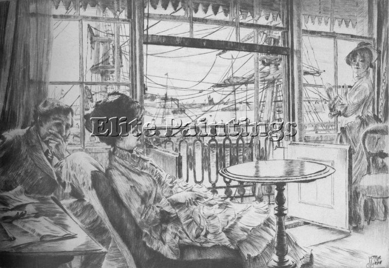 JAMES JACQUES-JOSEPH TISSOT RAMSGATE ARTIST PAINTING REPRODUCTION HANDMADE OIL