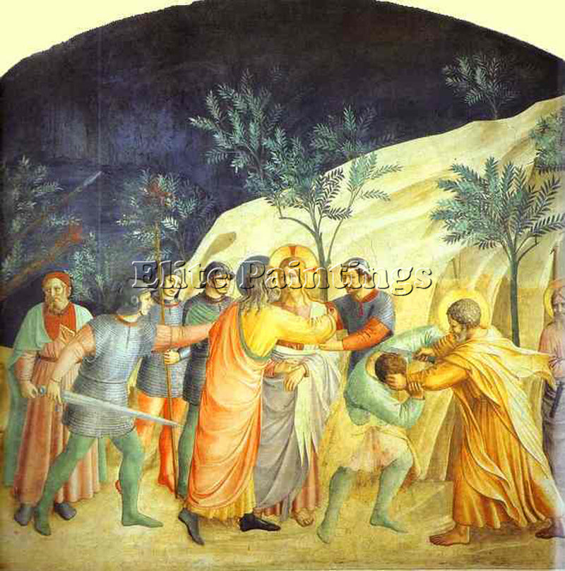 BEATO ANGELICO ANG40 ARTIST PAINTING REPRODUCTION HANDMADE OIL CANVAS REPRO WALL