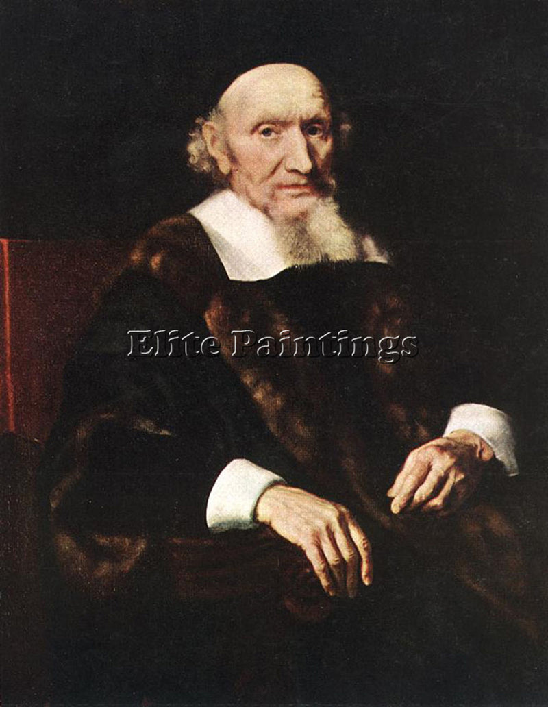 NICOLAES MAES PORTRAIT OF JACOB TRIP ARTIST PAINTING REPRODUCTION HANDMADE OIL