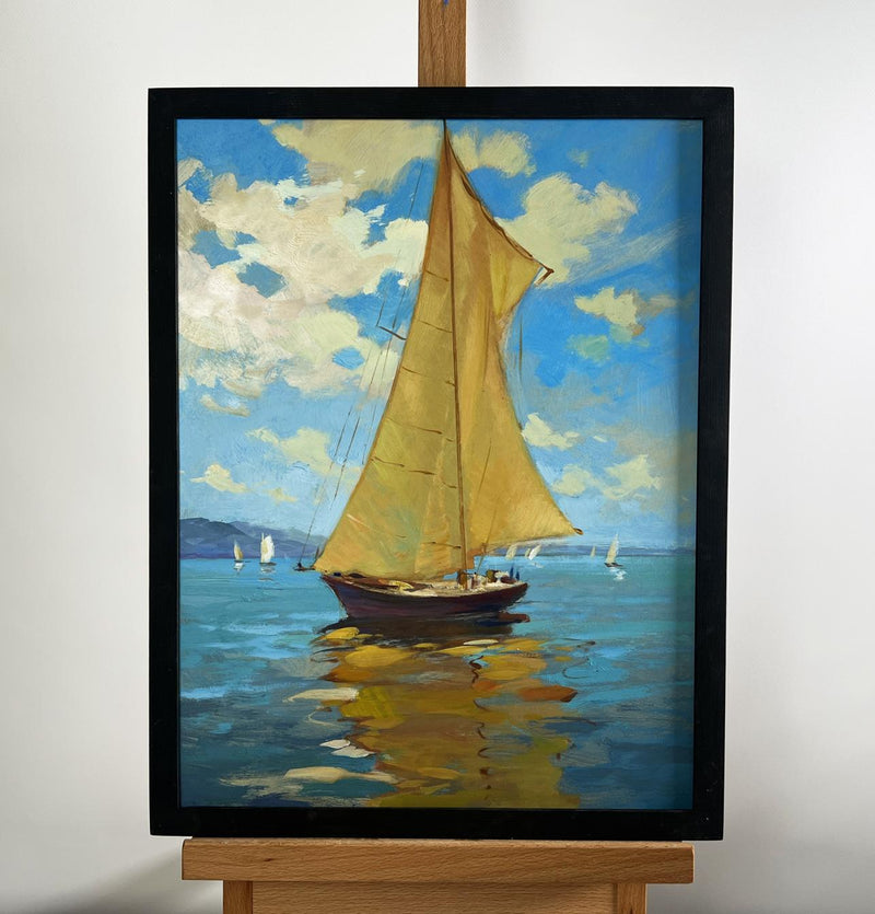 Oil painting Towards the wind Yuriy Suprunchuk