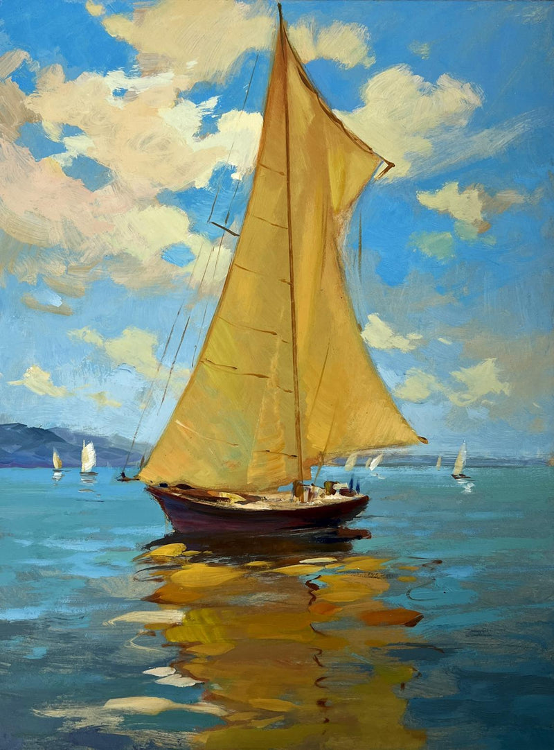 Oil painting Towards the wind Yuriy Suprunchuk