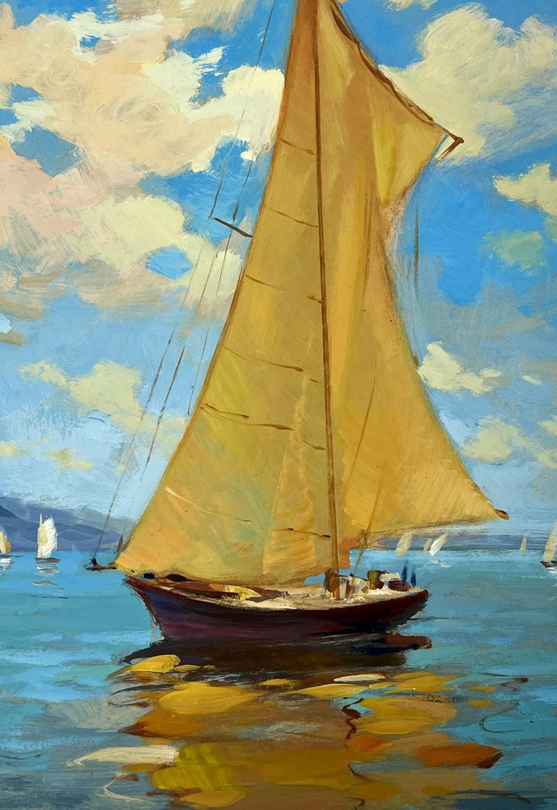 Oil painting Towards the wind Yuriy Suprunchuk
