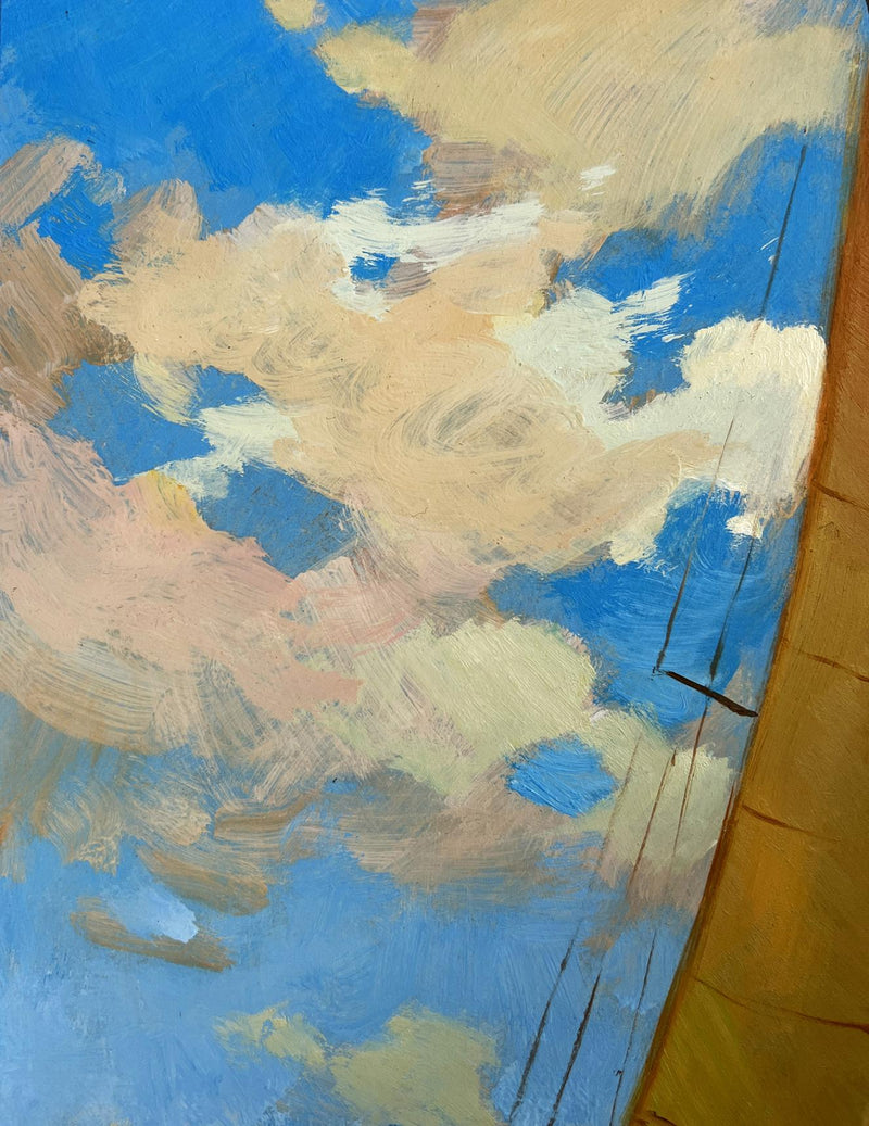 Oil painting Towards the wind Yuriy Suprunchuk