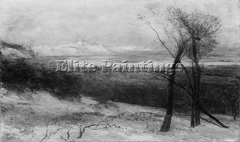 HOMER DODGE MARTIN BEHIND DUNES LAKE ONTARIO ARTIST PAINTING HANDMADE OIL CANVAS