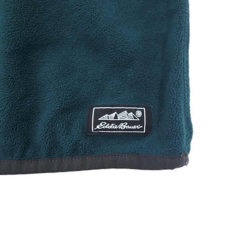 Eddie Bauer プルオーバー フリース スウェット TXL グリーン ポリエステル ビッグサイズ