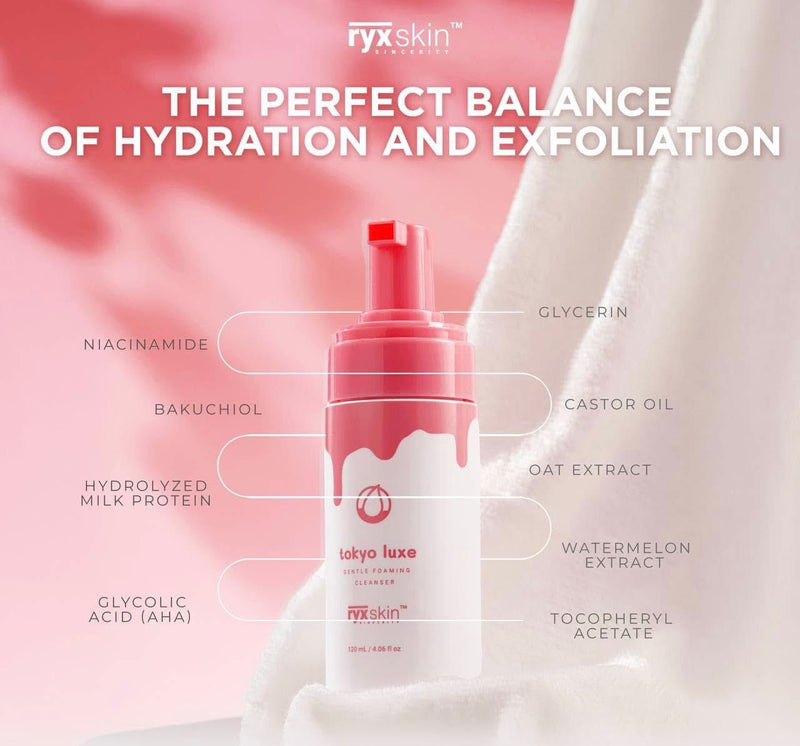 Ryx Skin Sincerity Tokyo Luxe Gentle Foam Cleanser (120ML)