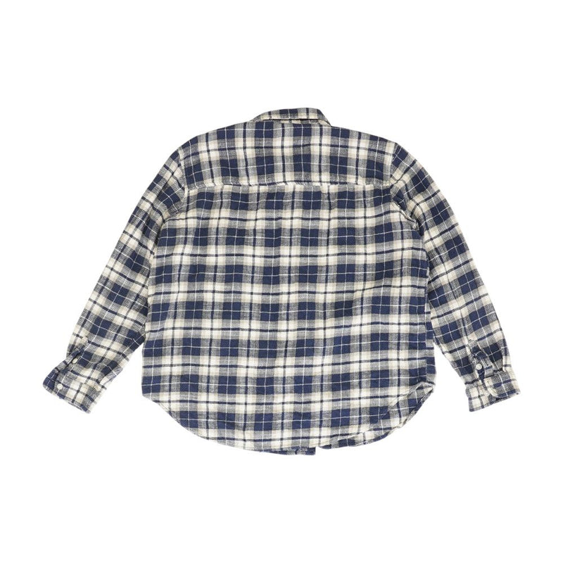 Navy Plaid Button Down