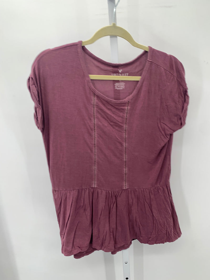 American Eagle Size X Small Juniors Short Sleeve Shirt