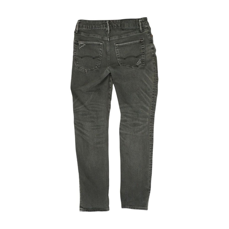 Gray Solid Slim Jeans