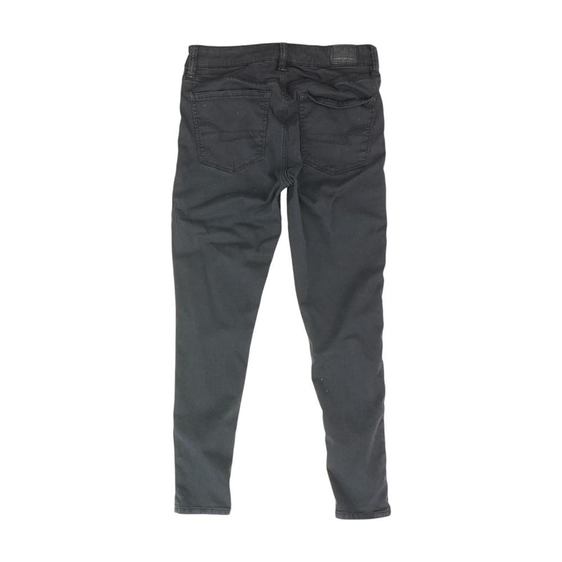 Black Solid Pants