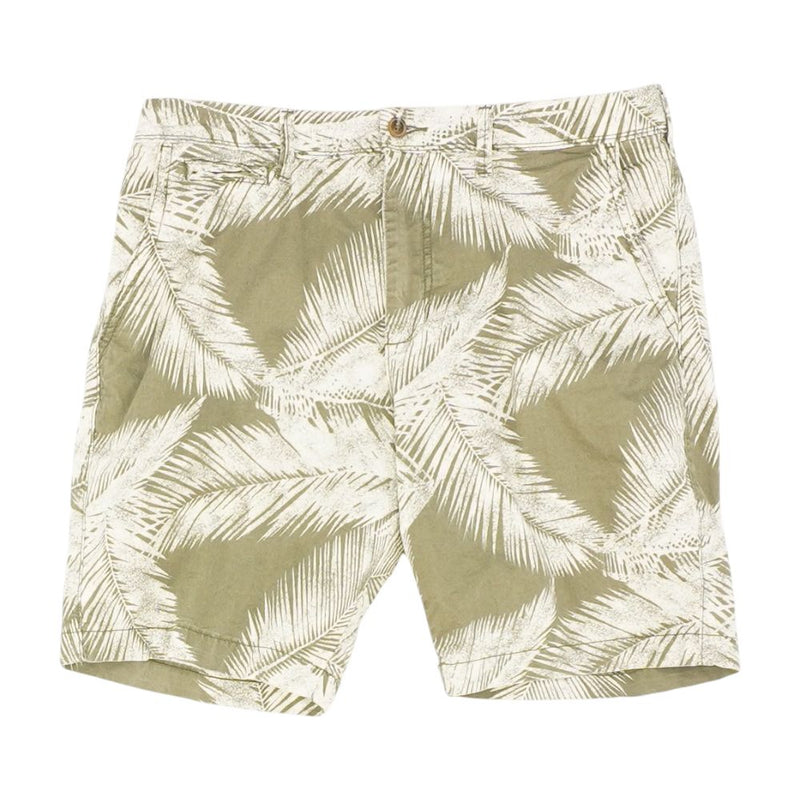 Green Tropical Chino Shorts
