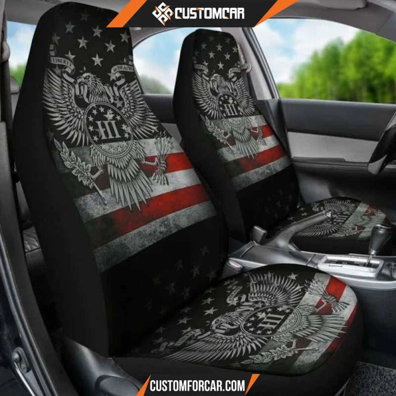 American Eagle Flag Car Decoration