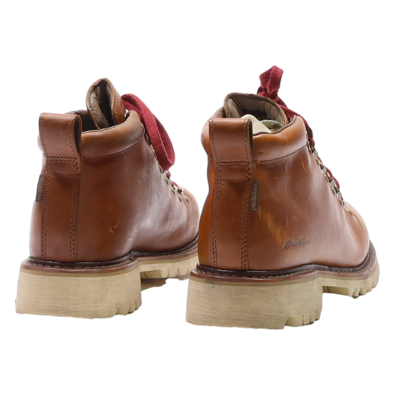 EDDIE BAUER Hiking Boots Brown Leather Womens UK 5