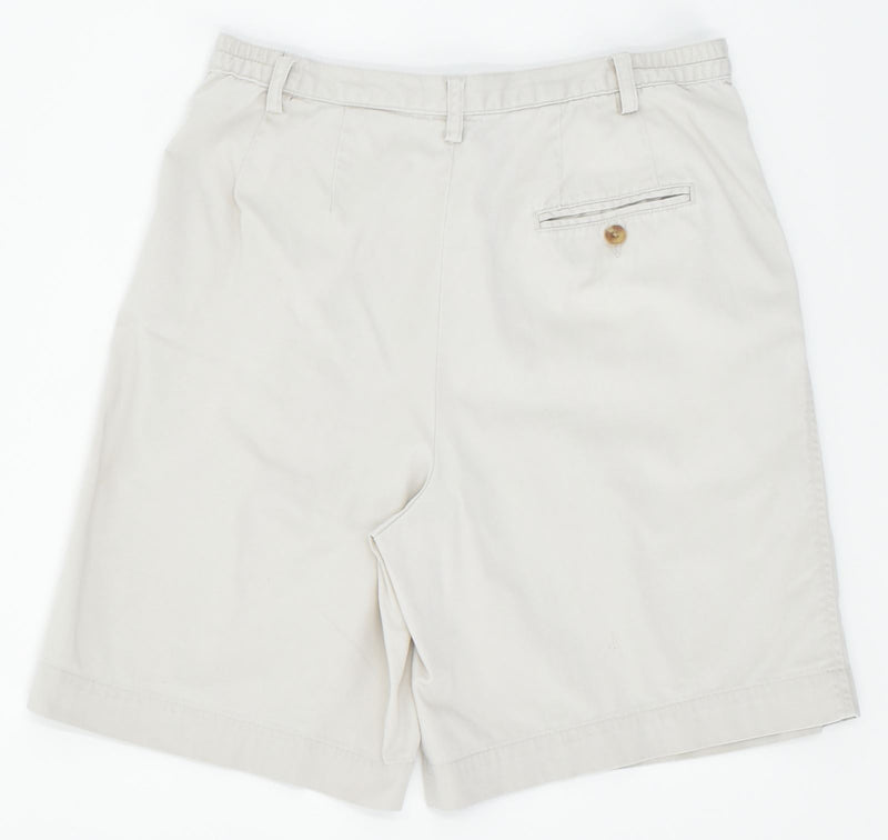 EDDIE BAUER Womens Chino Shorts UK 12 W30 Grey Cotton
