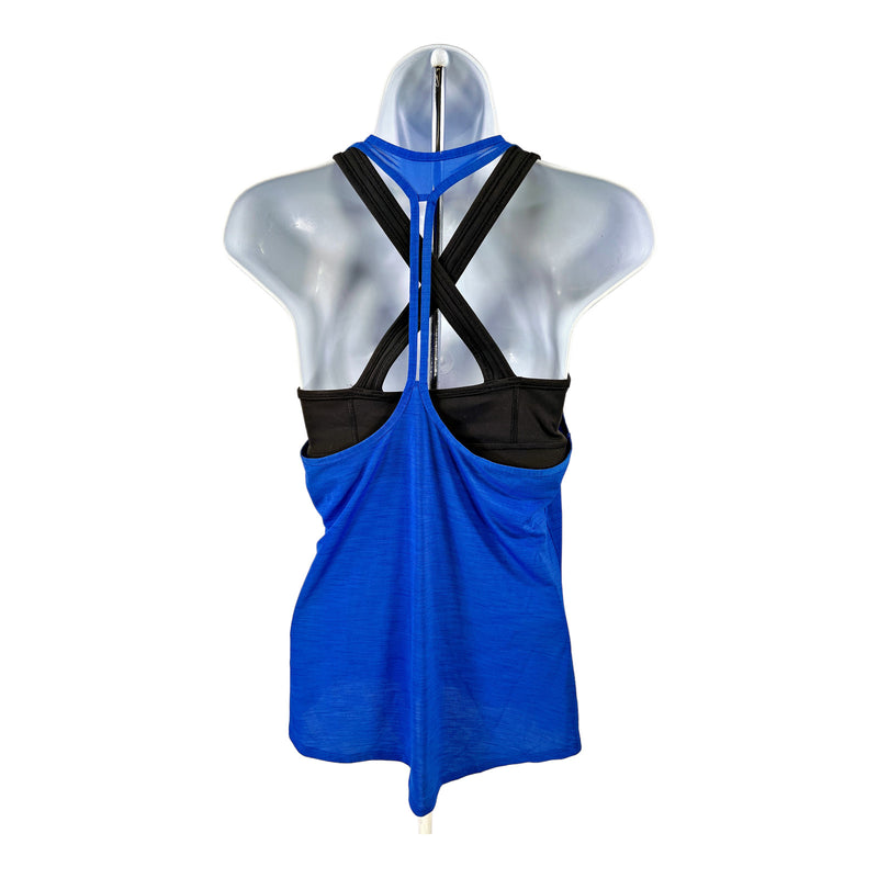 Athleta Women’s Blue Box Jump Tank Top W/ Sports Bra - S
