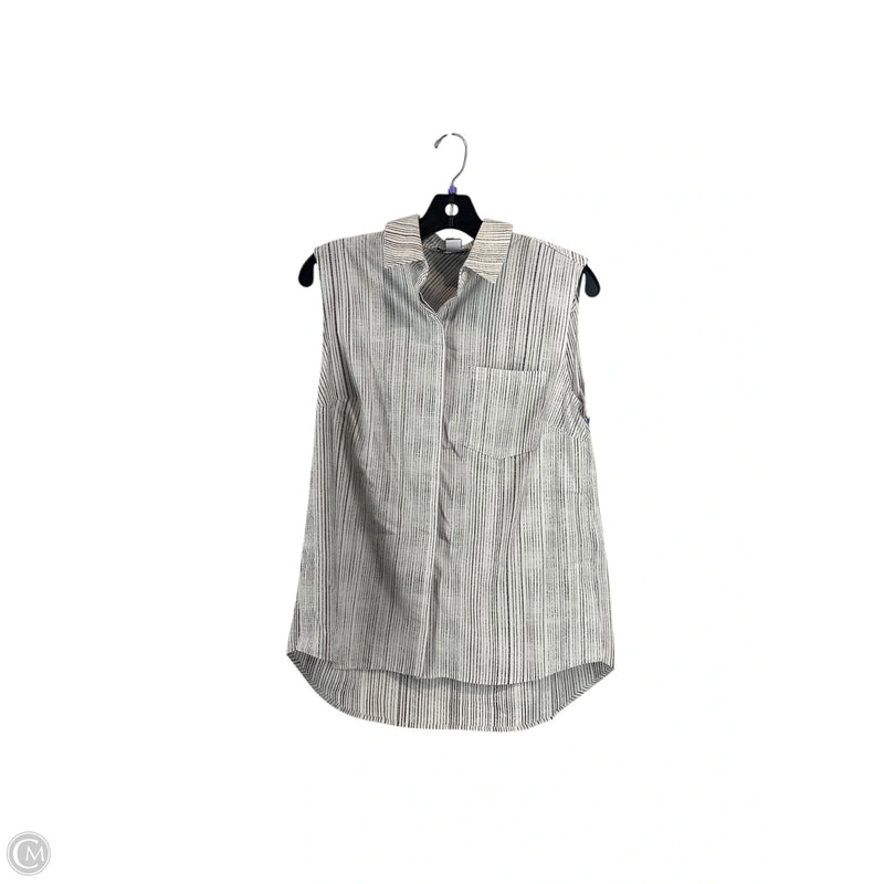 Athletic Tank Top By Athleta In Black & White, Size: S