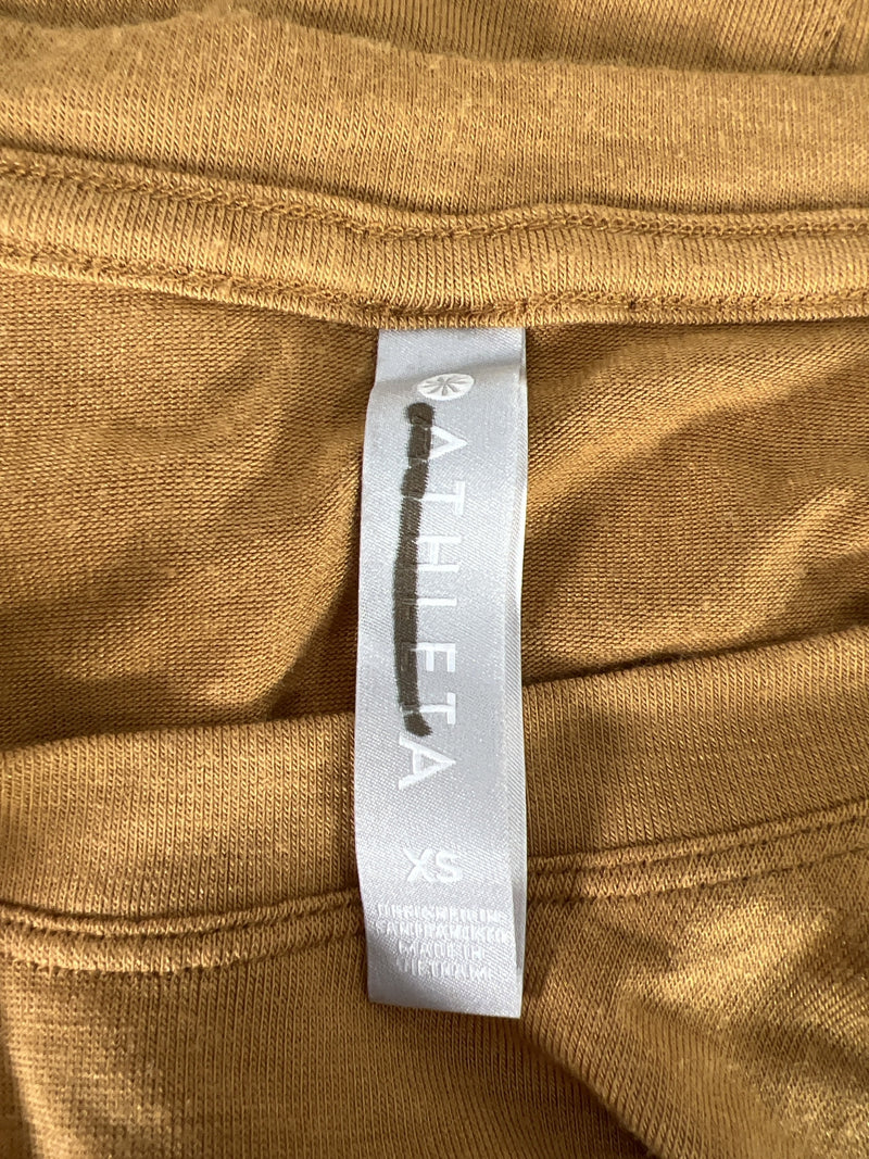 Athleta Women’s Gold Sleeveless T-Shirt - XS