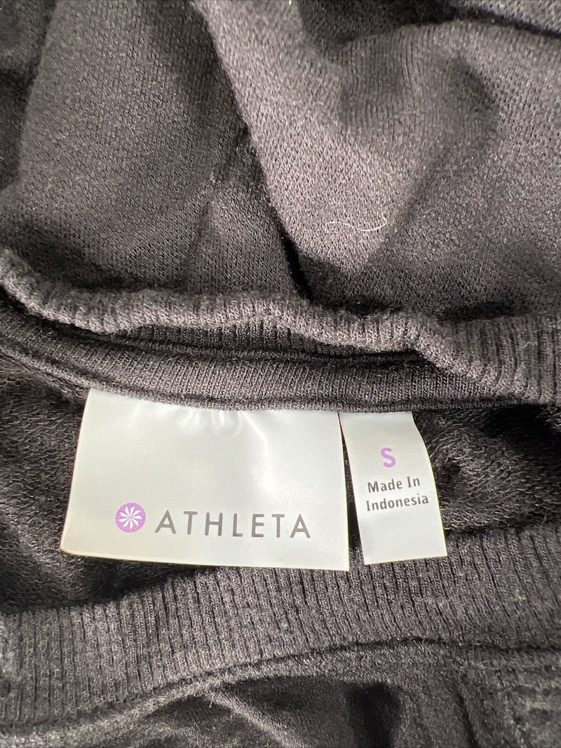 Athleta Women's Black Side Sliot CYA Long Sleeve Sweatshirt - S