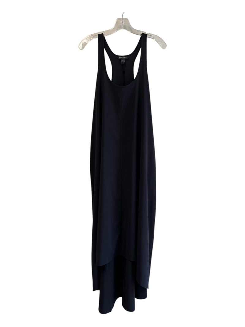 Athleta Size Small Black Polyester Sleeveless Scoop Neck Racerback Dress