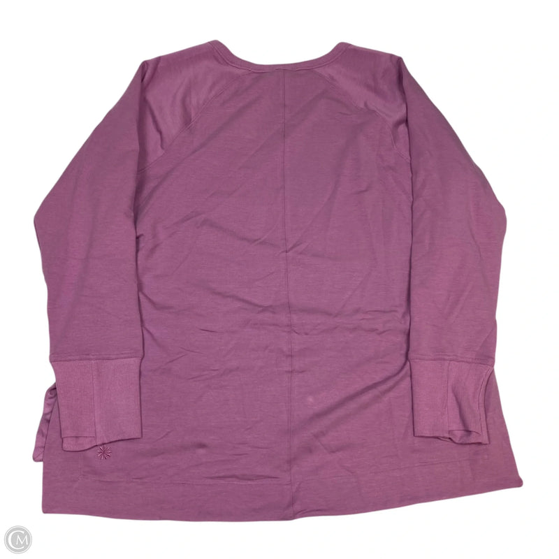 Sweatshirt Crewneck By Athleta In Purple, Size: Xl