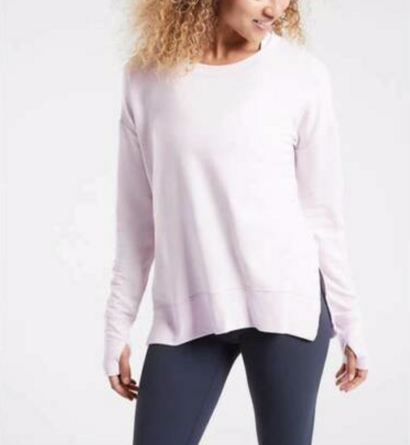 Athleta Lilac Soft Coaster Luxe Sweatshirt