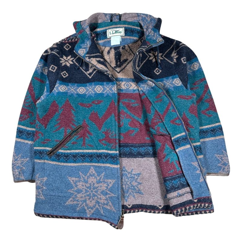 Vintage 80s LL Bean Aztec Jacket