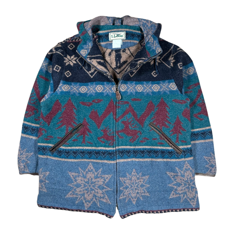 Vintage 80s LL Bean Aztec Jacket