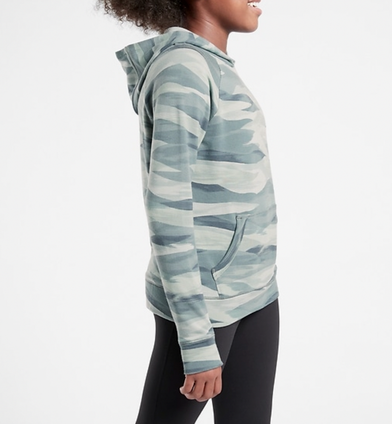 Athleta Girl Cascade Green In Your Element 2.0 Hoodie Sweatshirt