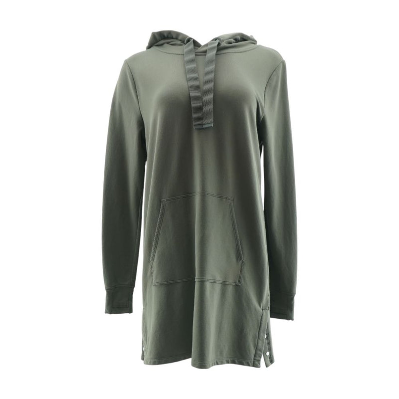 Gray Solid Hoodie